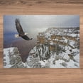 thumbnail image 3 of Ambesonne Africa Jigsaw Puzzle, Bald Eagle Landscape, Heirloom-Quality Fun Activity for Family Durable Cardboard, 1000 pcs, White Brown, 3 of 5