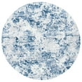 thumbnail image 2 of SAFAVIEH Amelia Alastar Abstract Distressed Area Rug, Navy/Gray, 8' x 8' Round, 2 of 10