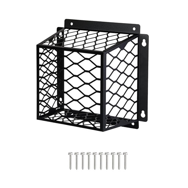 Inteprter Cubierta de ventilación resistente y duradera, resistente a las mordeduras de animales, más resistente que las cubiertas a prueba de Decoración del hogar negro