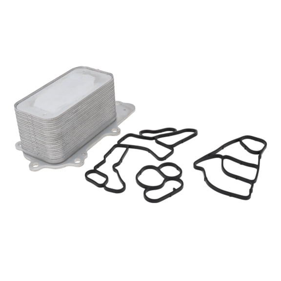 Unique Bargains Engine Oil Cooler for Jeep Grand Cherokee 2015-2019 Transmission Oil Cooler Trans Cooler with 3 Pcs Rubber Ring No.68211440AA Aluminum Alloy 1 Set Car