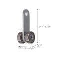 thumbnail image 2 of 2pcs Window Door Two Wheels Struts Channel Trolley Window Door Roller Wheels, 2 of 9
