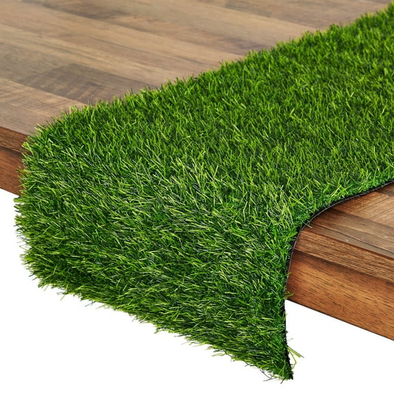 Juvale Artificial Grass Table Runner - Football Decor & Tailgate Table Turf - Baby Shower Decoration & Green Turf Runner - Green, 14 x 48 Inch