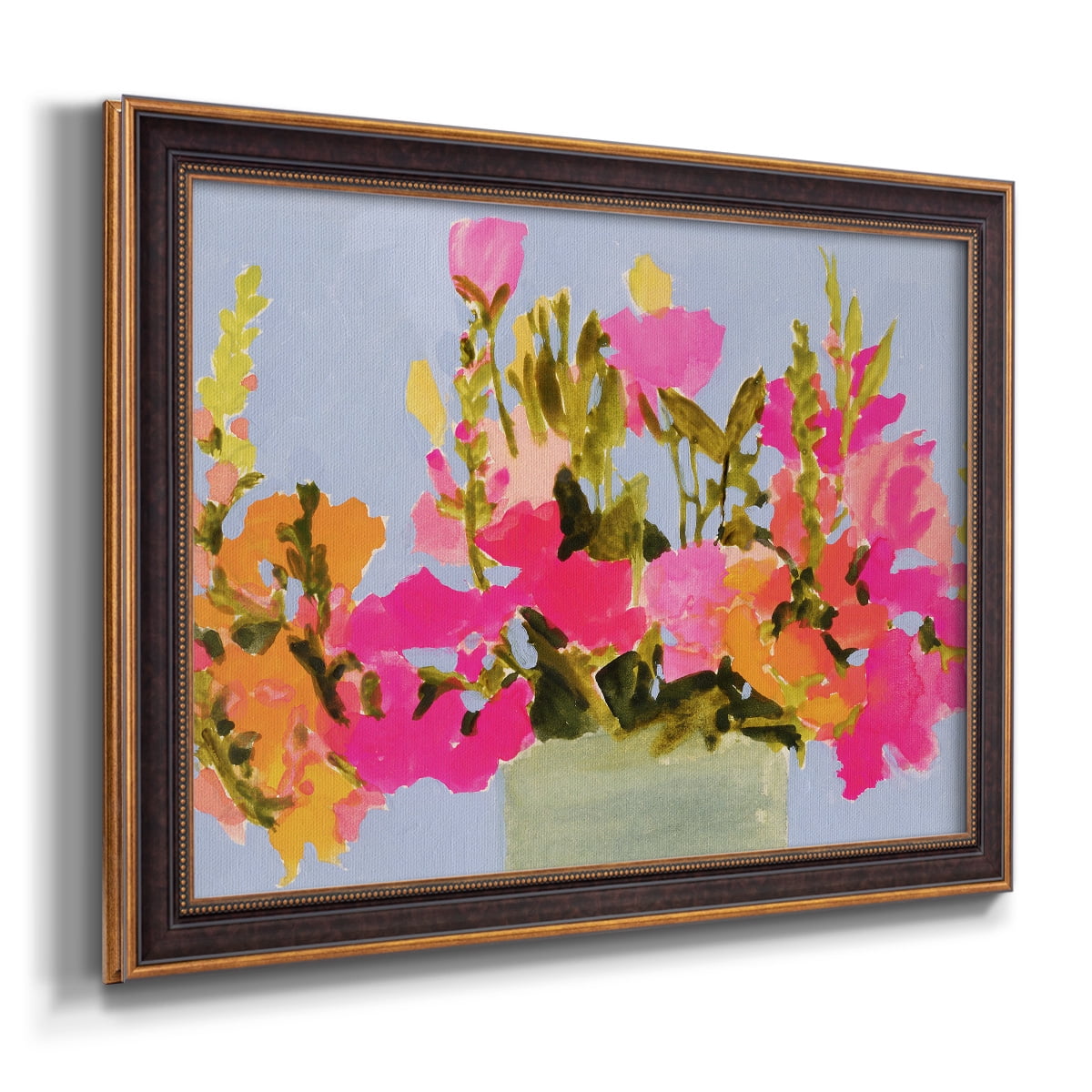 Saturated Spring Blooms I Premium Framed Canvas- Ready to Hang