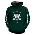 thumbnail image 4 of Little Boys Halloween Hoodies Skeleton Print Pullover Sweat Long Sleeve Outfit Kids Summer Casual Tops Size 6-7T, 4 of 4