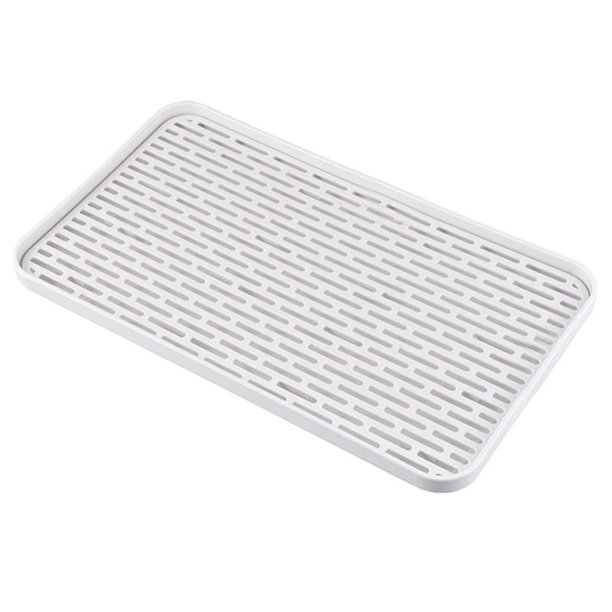 Drainer with Drip Tray, Dish Drain Board Mat Big, Water Drip Tray