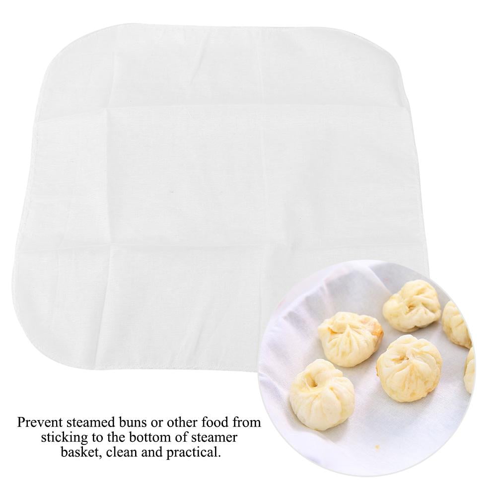 Garosa 6Pcs Kitchen Cotton Steamer Cloth Steamed Buns Dumplings Steamer