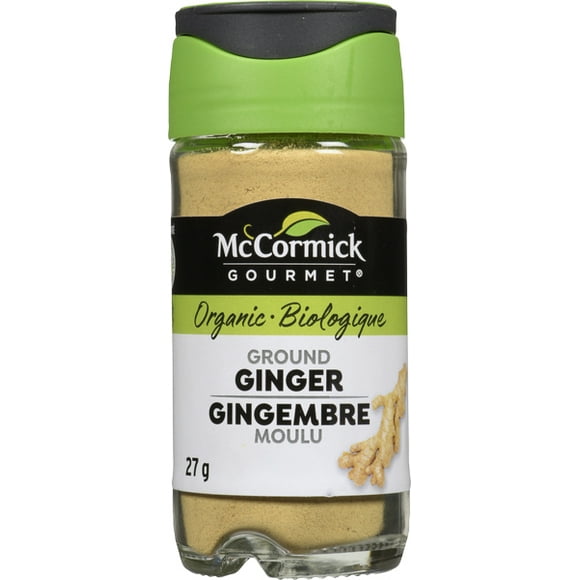 McCormick Gourmet, New Bottle, Premium Quality Natural Herbs & Spices, Organic Ground Chinese Ginger, 27g
