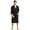 Black, variant on 100% Cotton Knit Robe for Men Lightweight Summer Robes Thin Kimono Bathrobes Knee Length (Grey,4XL)