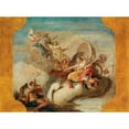 thumbnail image 2 of Francesco Lorenzi 24x19 Gold Ornate Framed and Double Matted Museum Art Print Titled - Juno Unshackling Time and Chastity with Matrimonial Fidelity and Good Council, 2 of 4