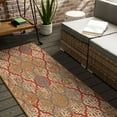 thumbnail image 3 of Mohawk Home Ronda Outdoor Area Rug, Rust, 2' 6" x 6', 3 of 9
