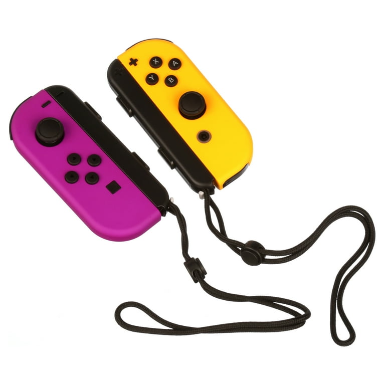  Nintendo Blue/ Neon Yellow Joy-Con (L-R) - Switch : Video Games