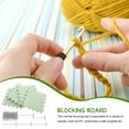 thumbnail image 6 of ELAYARD 1Set Convenient Crochet Blocking Board with Pins Lightweight Foam Mat for Needlework, 6 of 8