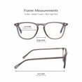 thumbnail image 6 of Compliments by DIFF Eyewear Griffin Blue Light Reading Glasses Smoke Crystal +3.0, 6 of 6