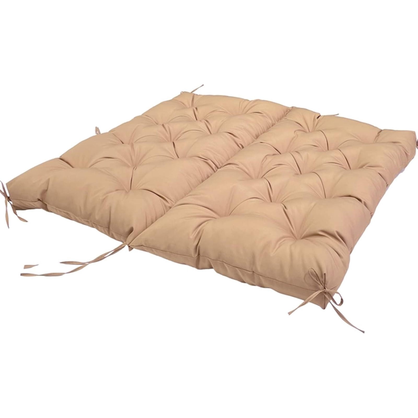 SQDWYGG Outdoor Swing Cushions with Backrest, 2 or 3 Person Seat Bench Replacement Waterproof Cushion for Outdoor Patio Porch Garden Furniture Swing Chair,Beige,39.4x39.4in