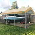 thumbnail image 3 of ADVANCE OUTDOOR Adjustable 10' x 20' x 10.8' Beige Carport, 3 of 6