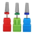thumbnail image 2 of Brocas para uñas Brocas de carburo de tungsteno profesionales eléctricas para uñas Removedor de cutículas Manicura PedicuraPlata, 2 of 5