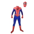thumbnail image 1 of Disfraz de Halloween para adultos y niños, traje de Peter Parker, Spiderman, Miles Morales Into The Verse, superhéroe, Zentai, hombre Fivean unisex, 1 of 2
