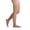 Beige, variant on EvoNation Women's USA Made Thigh High Graduated Compression Stockings, 20-30 mmHg – Firm Pressure Sheer Socks, Lace Top Support Hose