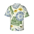 thumbnail image 3 of Disketp Hawaiian Shirts For Men,Vintage Utensils Print Mens Casual Short Sleeve Button Down Shirts Beach Shirt, 3 of 8