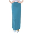 thumbnail image 5 of Women's Basic Modest 37" Ankle Length Long Stretch Knit Straight Skirt, 5 of 10