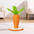 thumbnail image 5 of Durable Sisal Rope Cat Scratching Post With Carrot And Integrated Cat For Indoor Cats Sharpening, 5 of 5