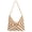 Khaki White, variant on Peicees Crochet Summer Purse, Boho Woven Purse for Travel Beach Vacation Cruise Knit Shoulder Bag for for Women Ladies