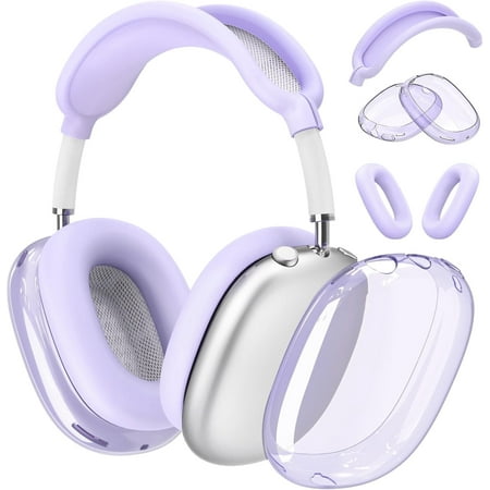 HODESunPure【3 in 1】 Case Cover for AirPods Max Headphones Anti-Scratch Sweat-Proof Ear Pad Covers/Ear Cups Cover/Headband Cover Protectorfor Apple AirPods Max
