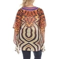 thumbnail image 3 of White Mark Women's Plus Size Animal Print Caftan, 3 of 5
