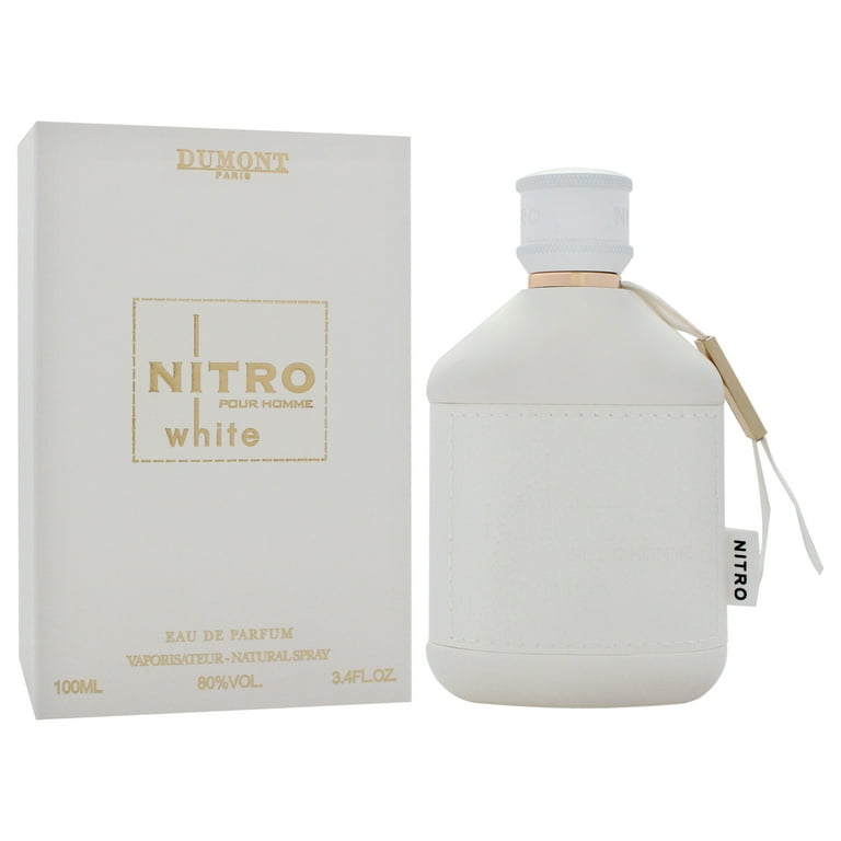 香水(男性用) Dumont Nitro Intense & Nitro White Dumont Nitro White, 3.4 oz EDP Spray, Oriental Floral Fragrance