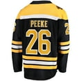 thumbnail image 3 of Men's Fanatics Andrew Peeke Black Boston Bruins Home Breakaway Jersey, 3 of 3
