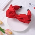 thumbnail image 3 of Diademas con lazo para mujeres y niñas, decoración con lazo grande, aro para el cabello, diademas para mujer, turbante anudado, diadema con nudo superior, lazos, accesorios para el cabello,, 3 of 5