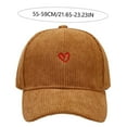 thumbnail image 4 of Peichun Unisex Vintage Washed Distressed Baseball Cap Cute Two Hearts Embroidery Adjustable Sun Hats Soft Top Breathable Sports and Leisure Couple Caps Hot Pink One Size, 4 of 4