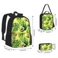 thumbnail image 2 of Balery Kiwi and Avocado Mochila escolar 3 en 1 para niños: mochila resistente con lonchera térmica y estuche para lápices. Mochila escolar para niños y niñas., 2 of 7