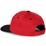 Outdoor Cap Kids Baseball Hat – Low Profile Structured Performance Cap, Adjustable Hook-and-Loop, Youth One Size, Red/Black