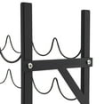 thumbnail image 6 of Large Capacity Black Floor Mount 10-Tier Wine Rack Wine Bottle Holders Stand, 6 of 21