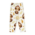 thumbnail image 4 of Xecao Sloth Yoga Women's Straight Lounge Pajama Pants: The Epitome of Relaxed Sleepwear, 4 of 9