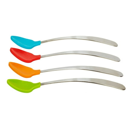 Cobalt Blue Spoon - First Essentials by NUK™ Soft-Bite Infant Spoons, 4-Pack