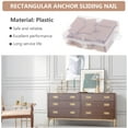 thumbnail image 4 of Raindrops 1set Glide Plastic Chair Glides For Smooth Sliding Each For Drawer Repair And Maintenance, 4 of 6