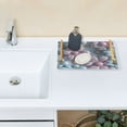 thumbnail image 7 of Ryvnso 3d Pink Flowers Bathroom Tray Vanity Countertop Trays Acrylic Organizer, 7 of 7