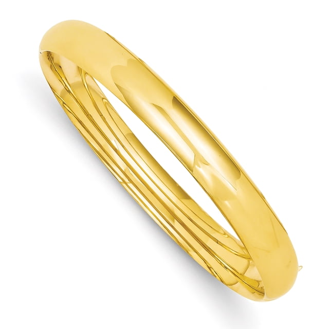 Bracelet à Charnière en Or Jaune 14k 7.90mm