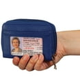 thumbnail image 2 of RFID Zip Around Wallet, Blue, 2 of 9