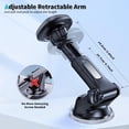 thumbnail image 2 of A2C Magnetic Phone Holder for Car Dashboard Windshield,Black,17 Strong Magnets, 2 of 7