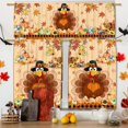 thumbnail image 5 of Thanksgiving Kitchen Curtains for Windows, Thanksgiving Decorations Turkey Valances, Thanks Turkey Curtains and Valances Set Harvest Decor for Cafe Living Room, 5 of 6