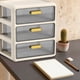 thumbnail image 4 of Organizadores de armario y almacenamiento, Organización y almacenamiento, Contenedores de almacenamiento, Contenedores de almacenamiento Caja de almacenamiento de escritorio tipo cajón Organizador de, 4 of 4