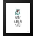 thumbnail image 2 of York, Leah 15x18 Black Modern Framed Museum Art Print Titled - Valentines XI FIMH, 2 of 5
