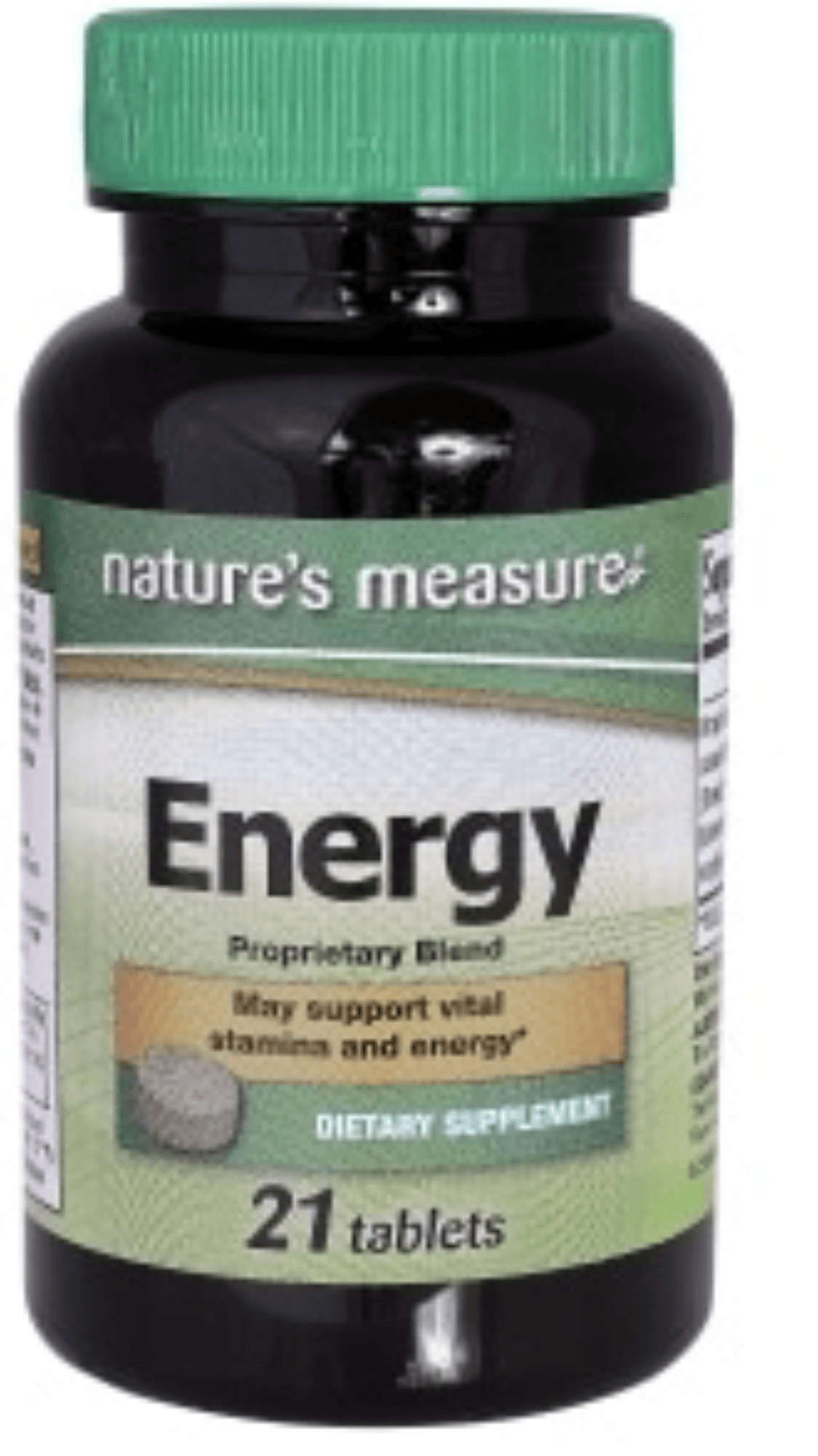 Nature's Measure Dietary Supplement Energy Tablets, 21ct. Walmart