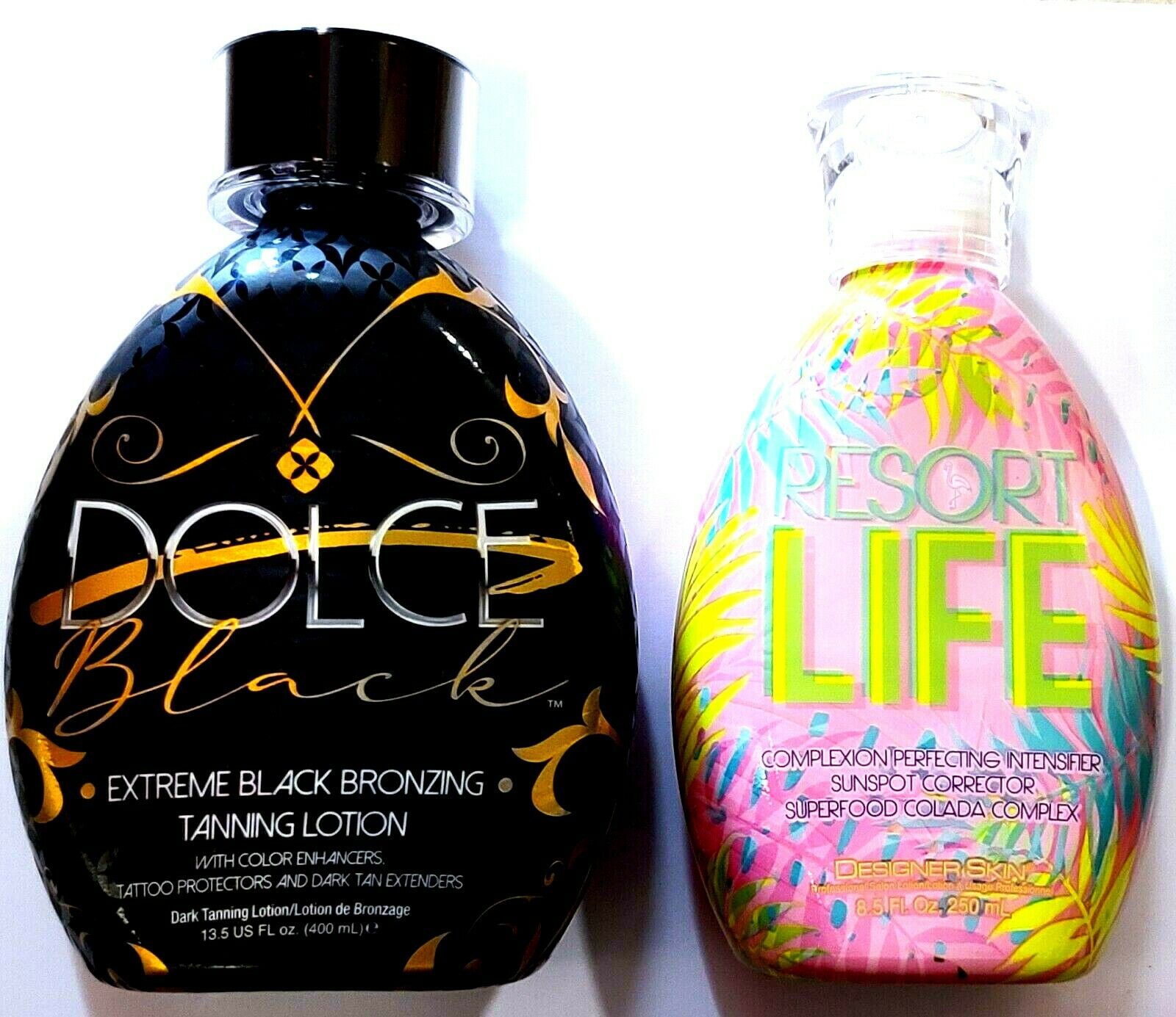Resort Life Intensifier & Black Bronzer Tanning Bed Lotion