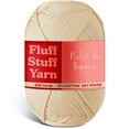 thumbnail image 2 of (1 pack) Craftbud Cotton Yarn For Crocheting And Knitting, (250 Yards) Worsted Medium #4 Crochet Yarn For Beginners, Beige, 2 of 2