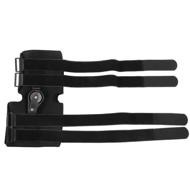 Brace ,Knee , Short Adjustable Knee Joint with Chuck Ligament Injury Osteoarthritis Knee ProtectorL