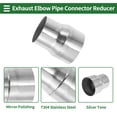 thumbnail image 4 of Adaptador de tubo reductor codo mandrel de 2.5 a 3 pulgadas OD de Bargains Únicos, 4 of 7